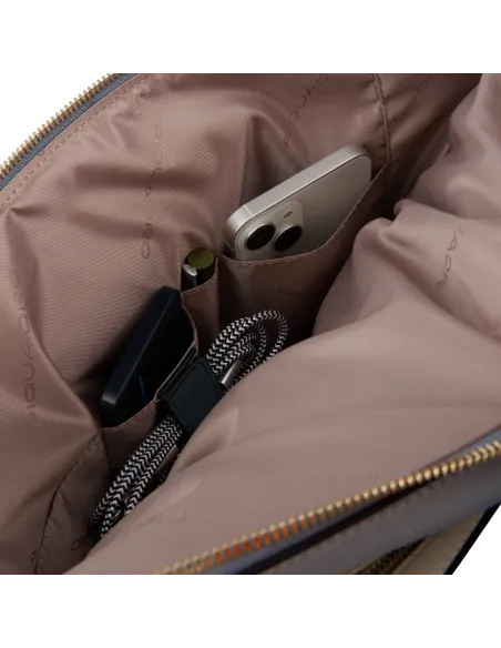 Aktentasche für Damen mit zwei Griffen Circle, avion-grau