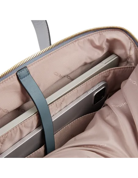 Aktentasche für Damen mit zwei Griffen Circle, avion-grau