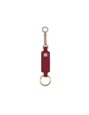Piquadro Circle Key chain, dark red
