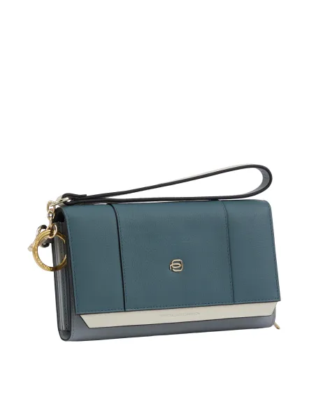 Piquadro Circle Damen Clutch/Geldbörse, avion-grau