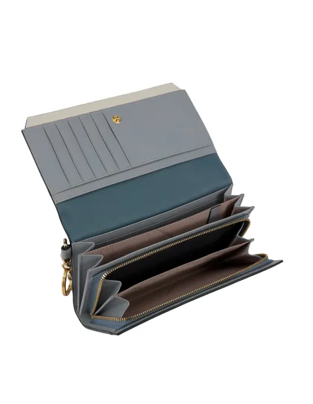 Pochette/portafogli donna Piquadro Circle, avion-grigio