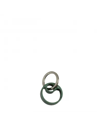 Piquadro round metal key ring with...