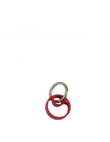 Piquadro round metal key ring with...