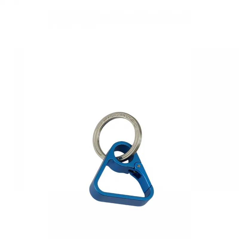 Portachiavi in metallo triangolare Piquadro, blu 2