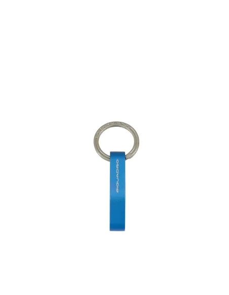 Piquadro Karabiner-Schlüsselanhänger, blau