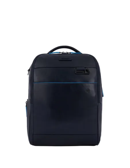 Zaino porta pc con cavo anti-furto Piquadro B2 Revamp, blu