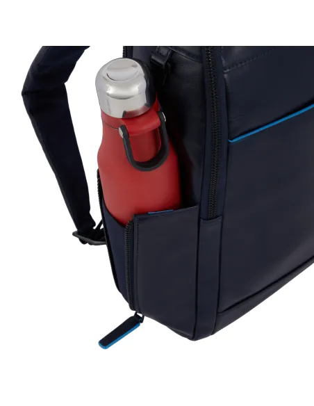 Zaino porta pc con cavo anti-furto Piquadro B2 Revamp, blu