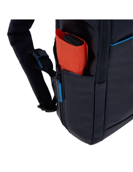 Zaino porta pc con cavo anti-furto Piquadro B2 Revamp, nero