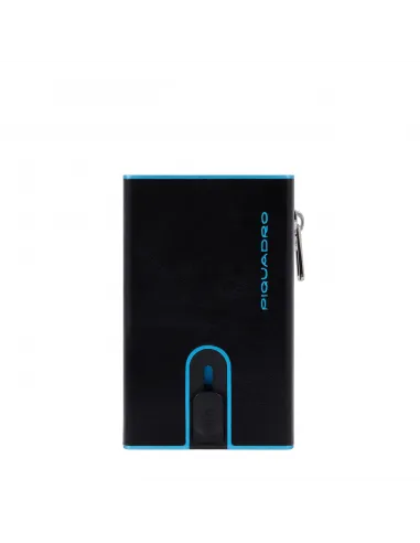 Piquadro Blue Square Compact Wallet...
