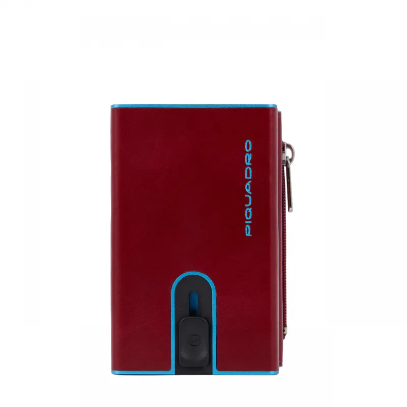 Piquadro Blue Square Compact Wallet für Scheine mit... 2