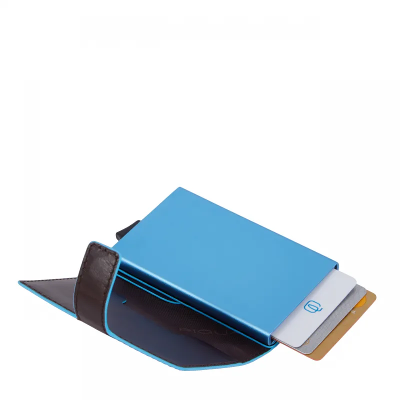 Porta banconote e carte di credito con sistema scorrevole...