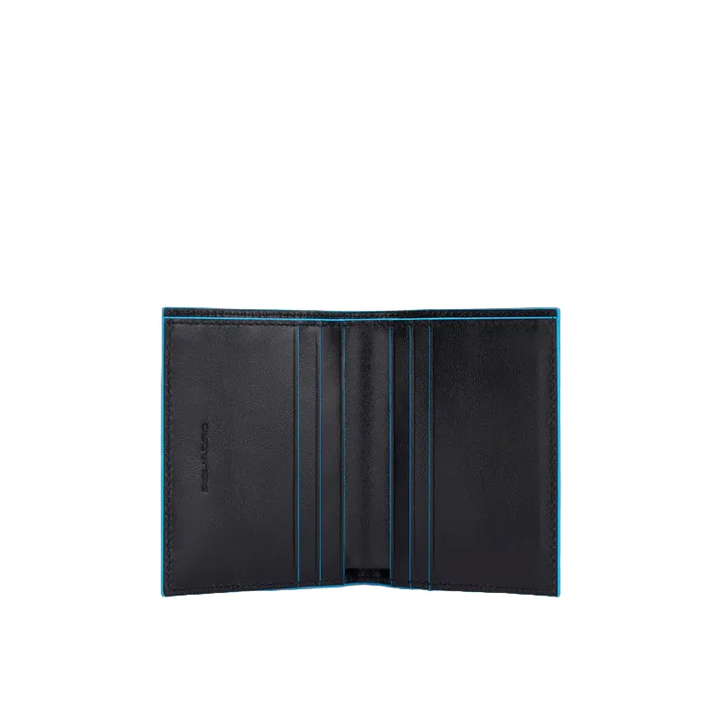 Portafogli uomo in pelle verticale Piquadro Blue Square,... 2