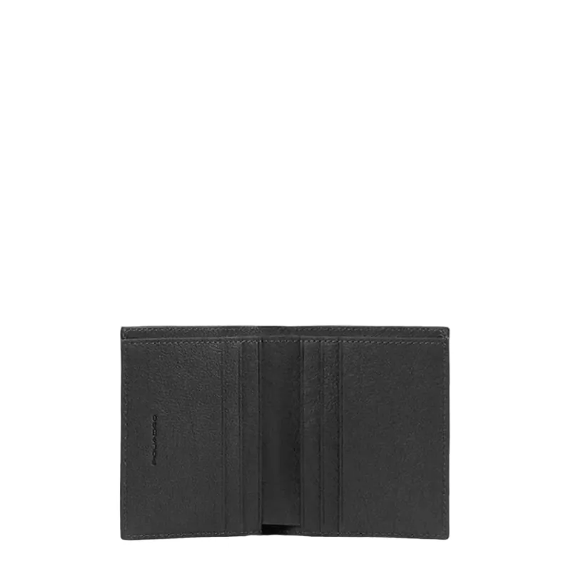 Piquadro Black Square kleine aufrechte Herrengeldbörse,...