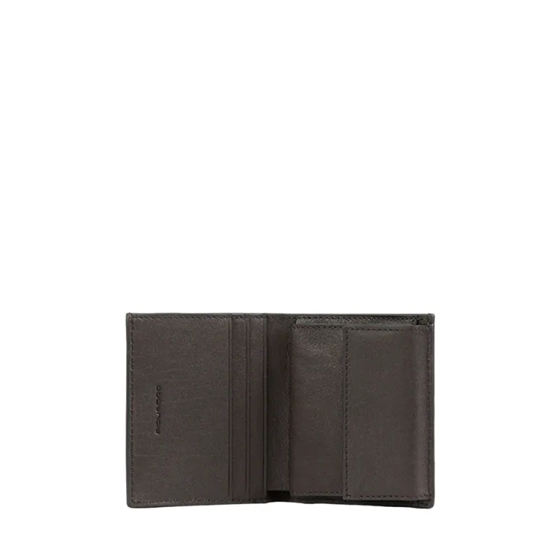 Portafogli compatto verticale con porta monete Piquadro...