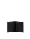Portafogli compatto verticale con porta monete Piquadro Black Square, nero
