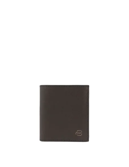 Piquadro Porta carte di credito con tasca per monete Black Square