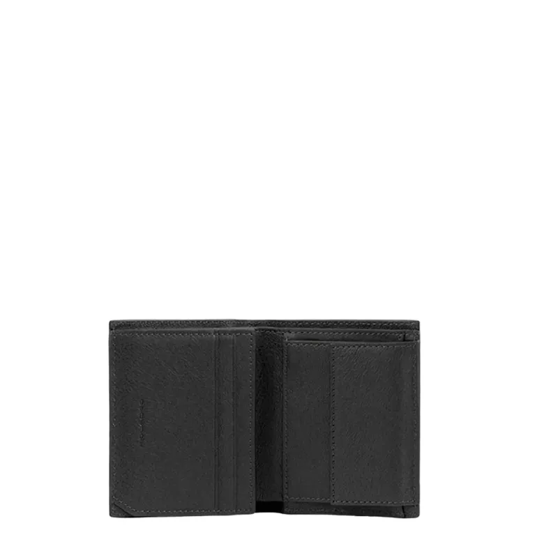 Portafogli uomo verticale con porta monete Piquadro Black...