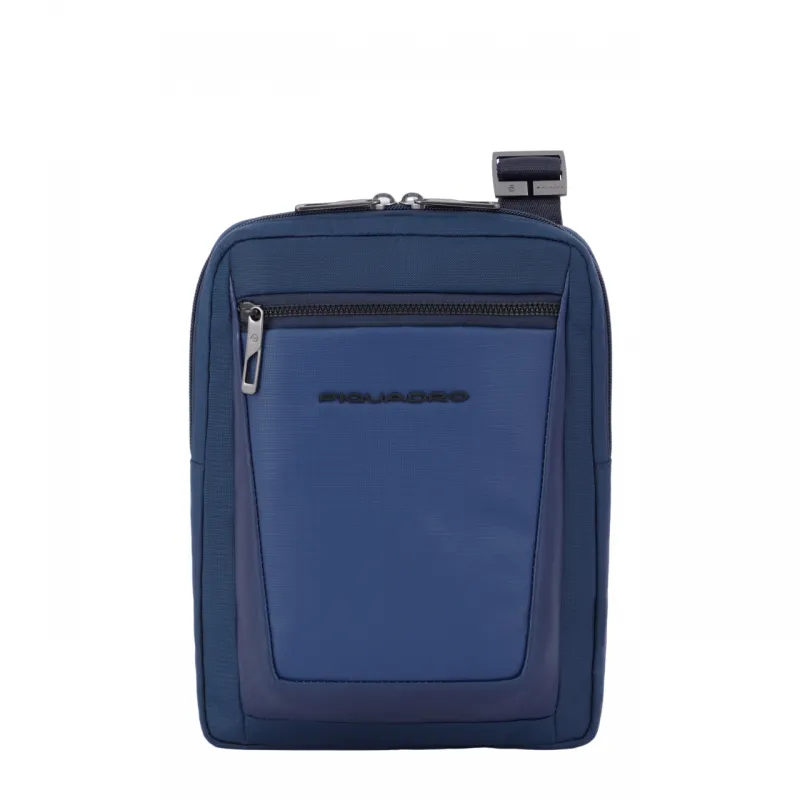 Piquadro Wallaby iPad® crossbody bag in recycled fabric,...