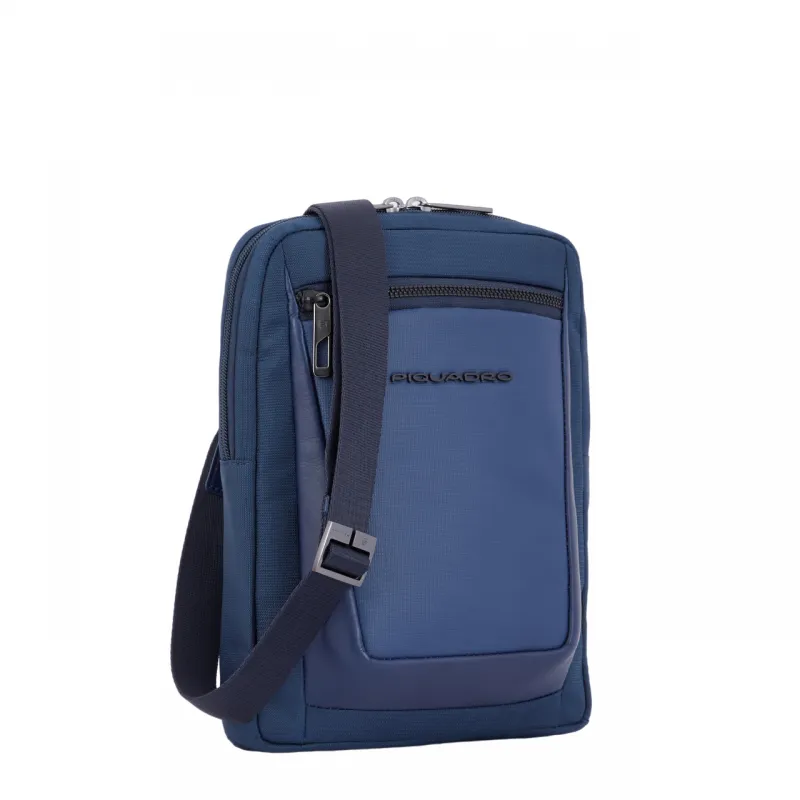 Piquadro Wallaby iPad® crossbody bag in recycled fabric,... 2