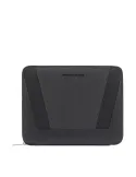 Portablocco in tessuto riciclato e pelle con scomparto per iPad®Pro 12,9",Piquadro Wallaby nero