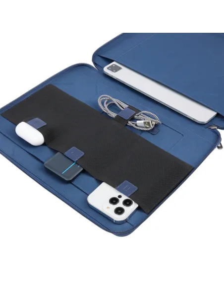 Piquadro Wallaby Notepad holder in recycled fabric with iPad®Pro 12,9" compartment, blue