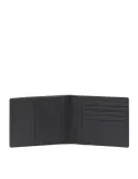 Piquadro Wallaby men's wallet with 12 credit card slots, black