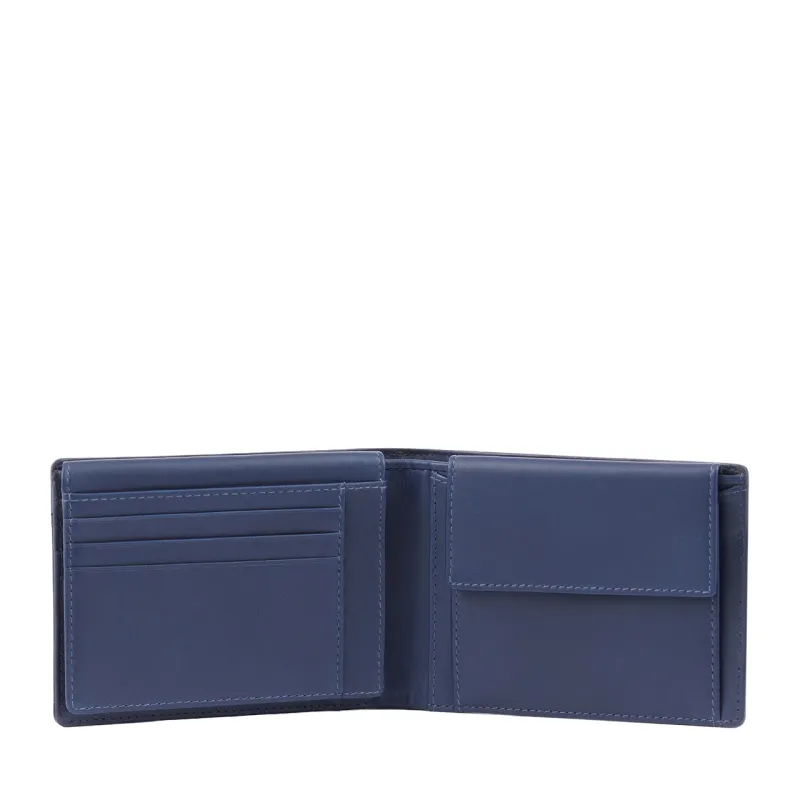 Piquadro Wallaby leather men's wallet with flip up ID...