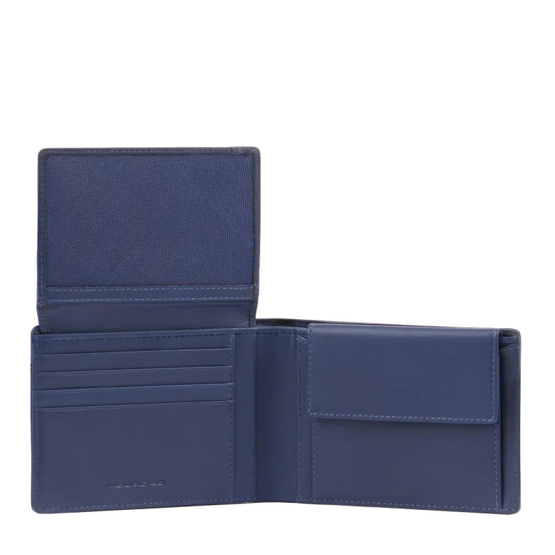 Piquadro Wallaby leather men's wallet with flip up ID... 2