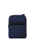 Piquadro Wollem iPad® crossbody bag in fabric, blue