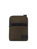Piquadro Wollem iPad® crossbody bag in fabric, green