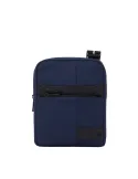 Piquadro Wollem Umhängetasche aus Stoff mit iPad®mini-Fach, blau