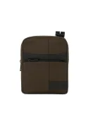 Piquadro Wollem iPad®mini pocket crossbody bag in fabric, green