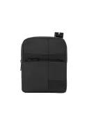 Piquadro Wollem iPad®mini pocket crossbody bag in fabric, black