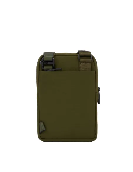Borsello porta iPad® mini in tessuto riciclato e pelle Piquadro P16S2, verde