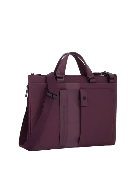 Cartella sottile espandibile porta computer e porta iPad®Pro 12,9" Piquadro P16S2, viola