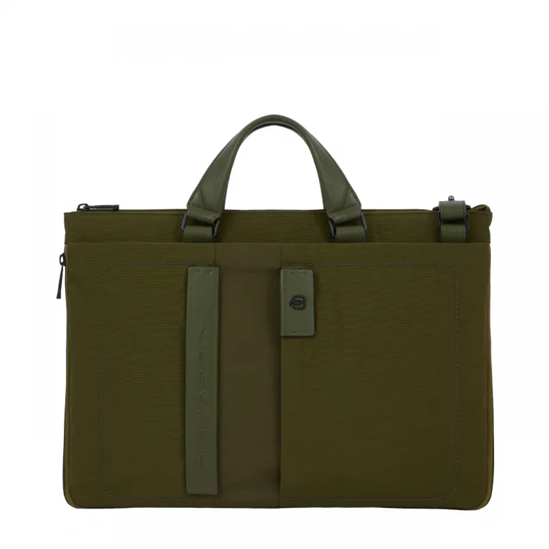 Piquadro P16 Special2 Expandable, slim computer bag in...