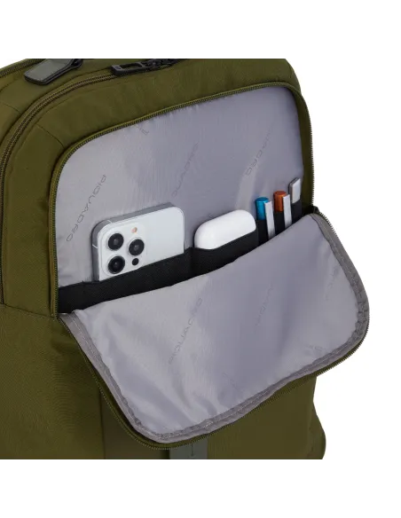 Piquadro P16 Special Computer backpack 15,6" with two compartments, green