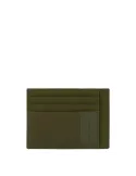 Bustina porta carte di credito sottile Piquadro P16S2, verde
