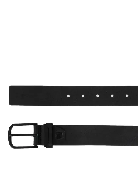 Piquadro Harper men's leather belt, black