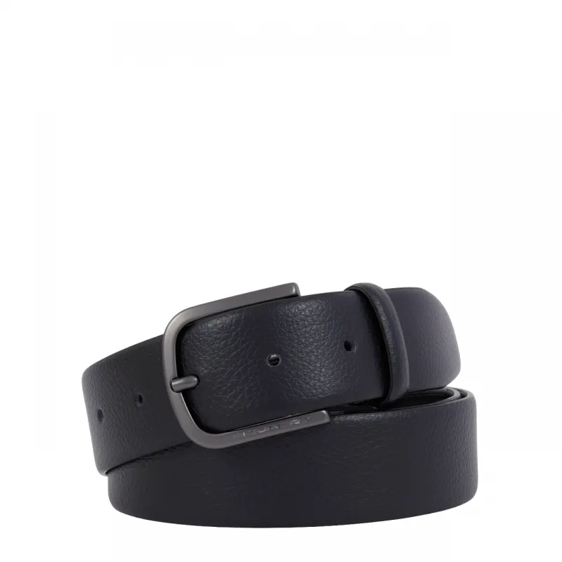 Piquadro Modus Special men's leather belt, black
