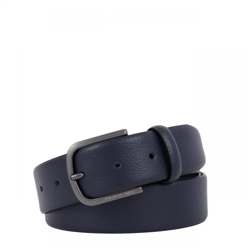 Piquadro Modus Special men's leather belt, blue