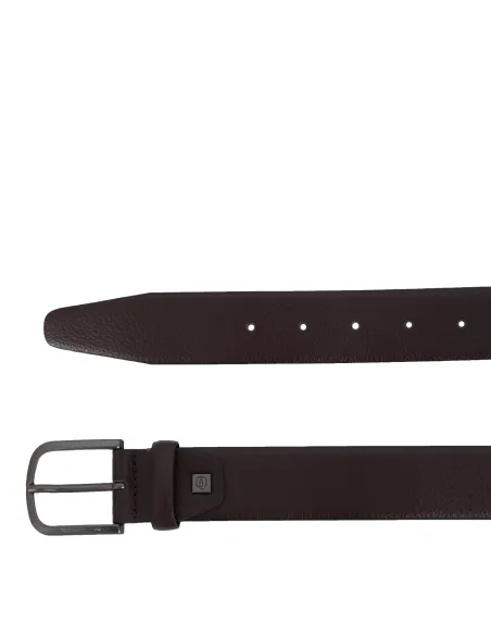 Piquadro Modus Special men's leather belt, dark brown