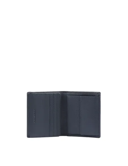 Piquadro Modus Special vertical men's wallet, blue