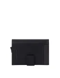 Porta carte di credito in metallo Piquadro Tiger, nero