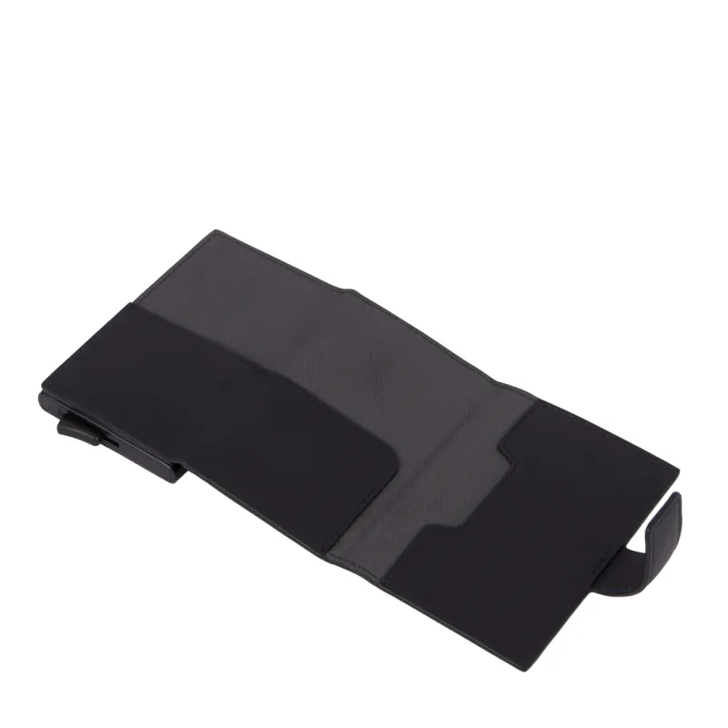 Porta carte di credito in metallo Piquadro Tiger, nero 2