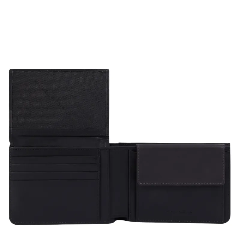 Piquadro Tiger Men's wallet with flip up ID window and...