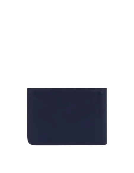 Piquadro Tiger Men's wallet with flip up ID window and coin pocket, blue