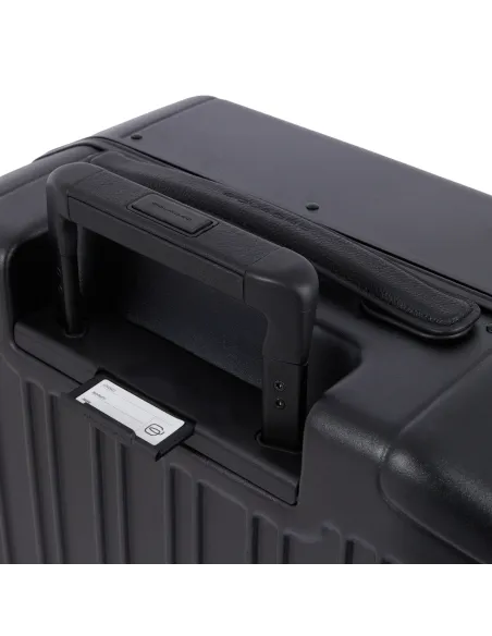 Piquadro PQ-LM Ultra Slim Kabinentrolley, schwarz