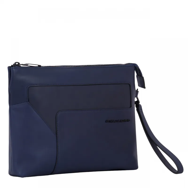 Piquadro AYE Men's clutch with iPad® compartment, blue 2