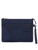 Pochette porta iPad® in pelle Piquadro AYE, blu